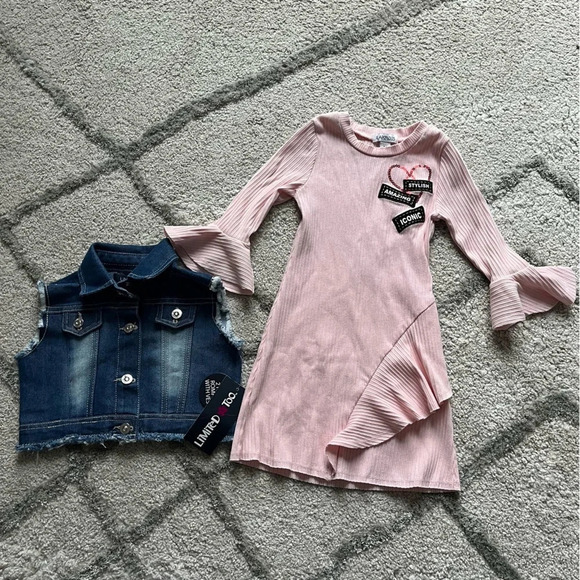 Girls summer bundle rompers limited too neon summer dress jumpsuit 4 - Picture 9 of 12